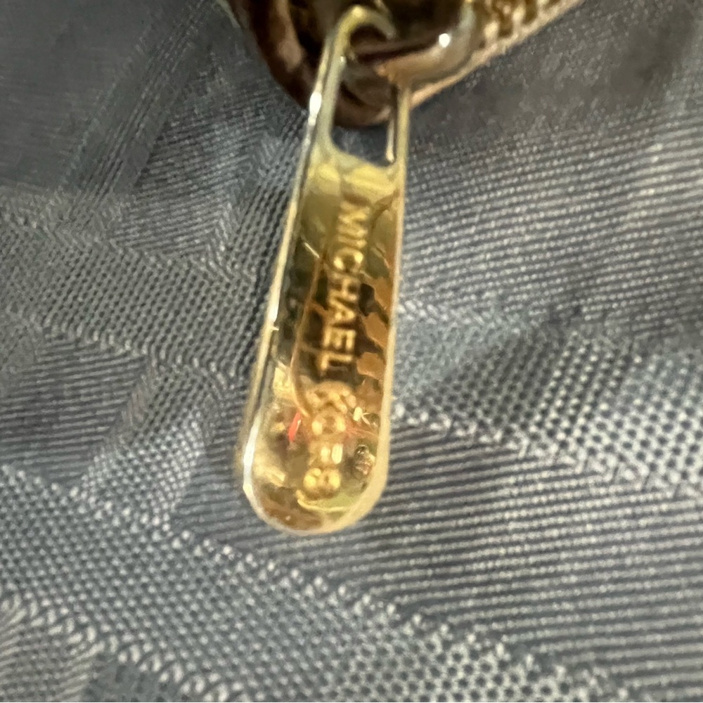 Vintage Michael Kors Monogram Brown Clutch - Picture 11 of 15